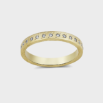 The Hammered Diamond Eternity Ring