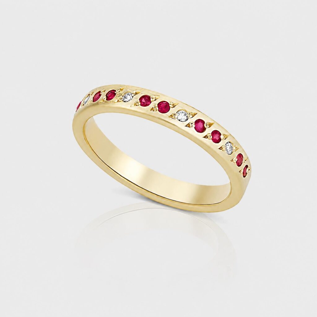The Ruby & Diamond Eternal Ring