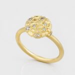 The Handcrafted Organic Gold Ring