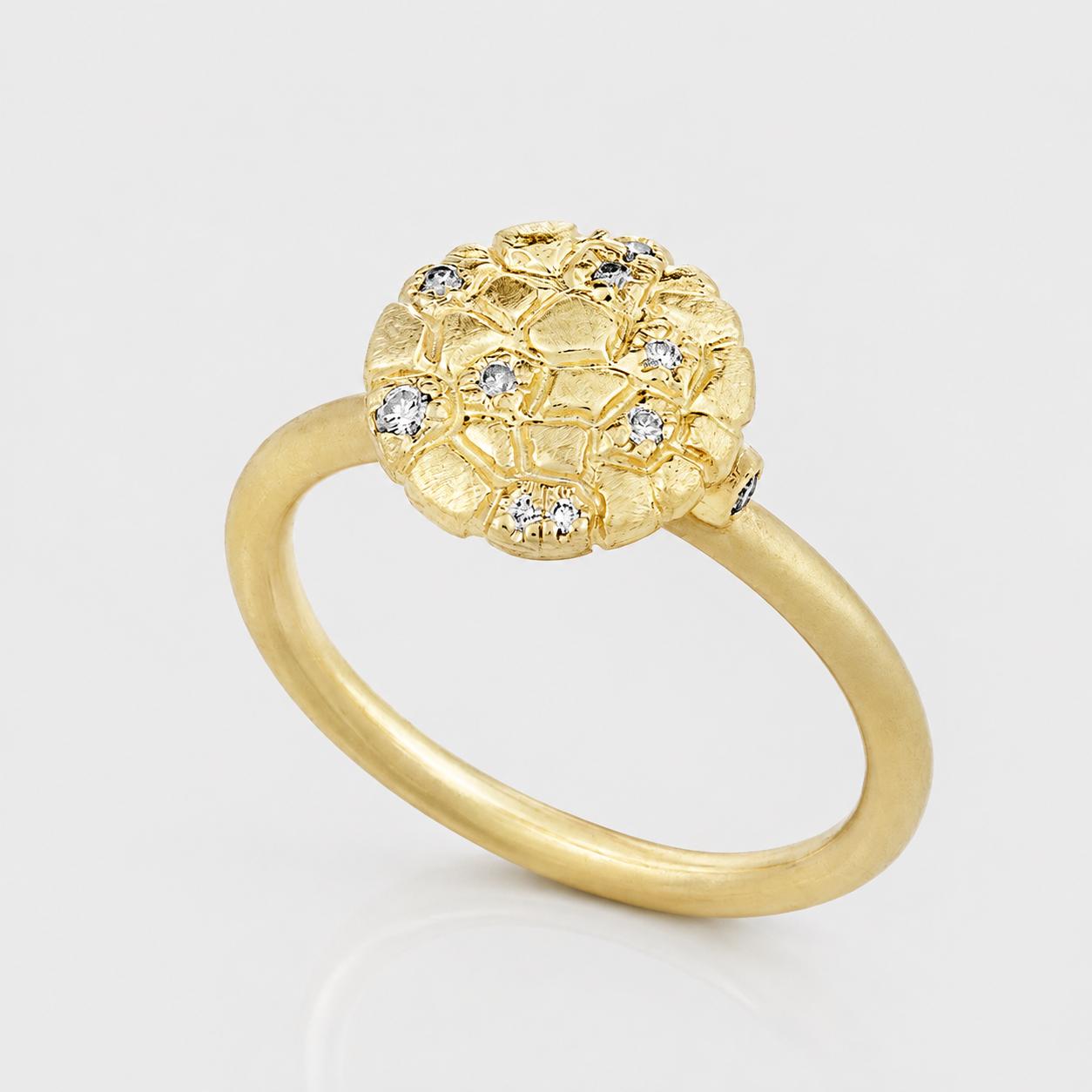 4R36 The Handcrafted Organic Gold Ring - Image 1