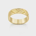 The Handcrafted Geometric Wedding Ring