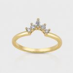 The Marquise Crown V-Ring