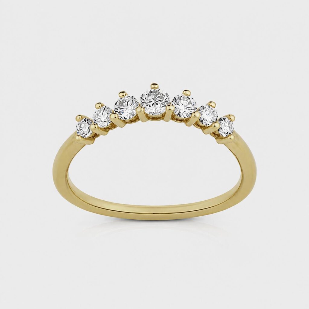 The Diamond Arc Ring