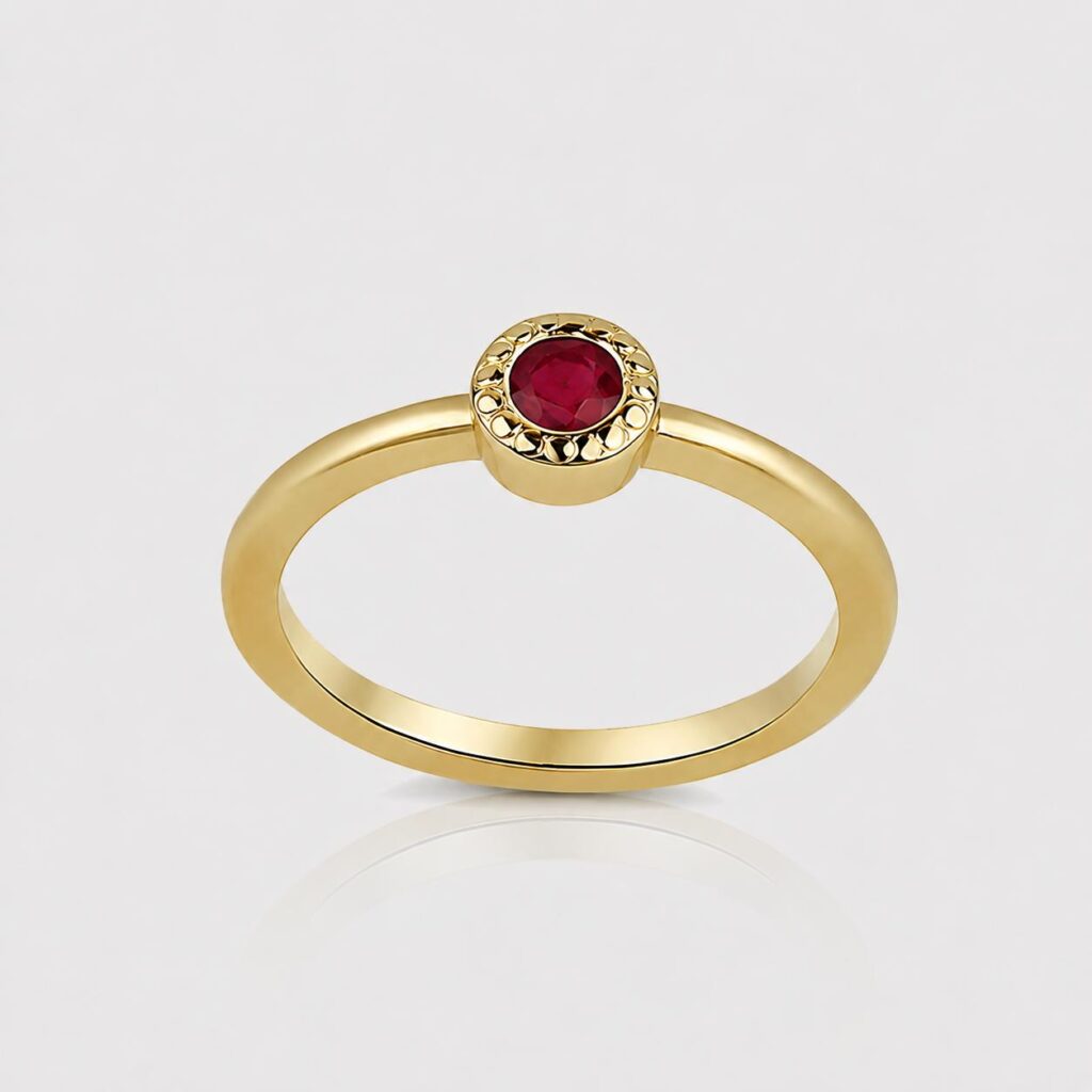 The Ruby Circle Ring