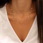 The Diamond Fringe Choker 14K Gold