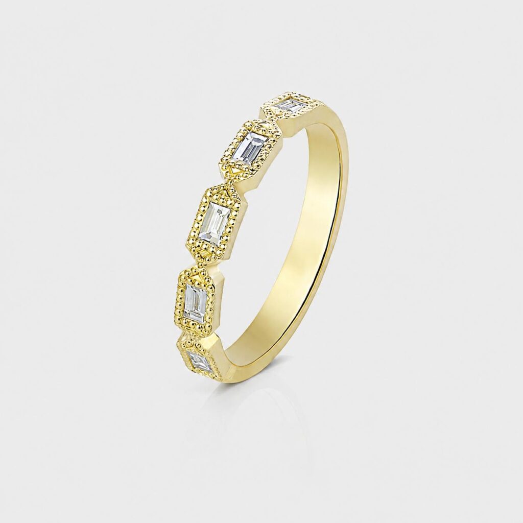 The Baguette Diamond Ring 14K Gold