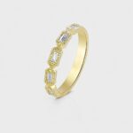 The Baguette Diamond Ring 14K Gold