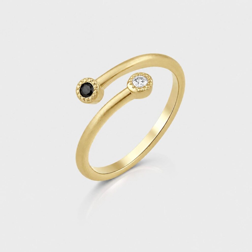 The Dual Radiant Orbit Ring 14K Gold