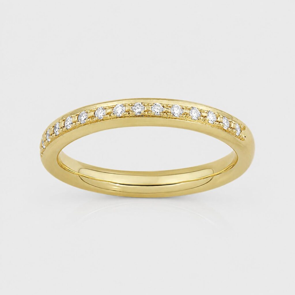 The Eternal Pavé Band 14K Gold