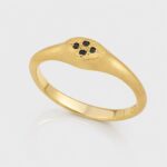The Oval Onyx Signet 14K Gold