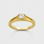 The Infinite Radiant Solitaire 14K Gold