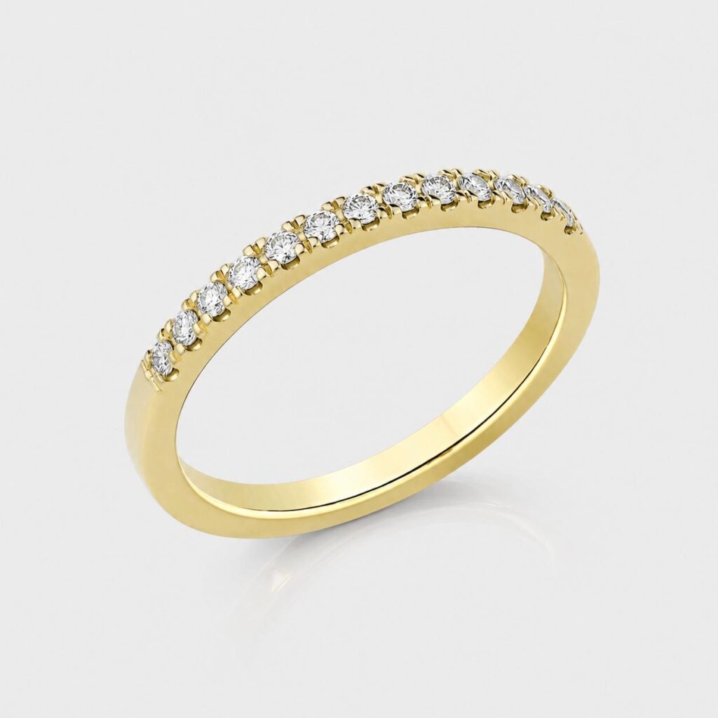 The Diamond Row Ring 14K Gold