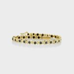 The Onyx Tennis Bracelet 18K Gold