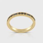 Mosaic Black Diamond Multi-Cut Band