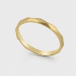 The Geometric Band 14K Gold Ring