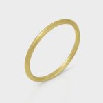 The Textured Twist Band | 14K Gold Ring