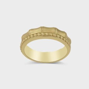 טבעת זהב 14K בעיצוב מודרני