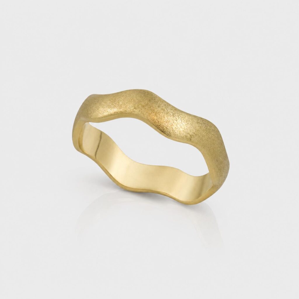 Curved Gold Band