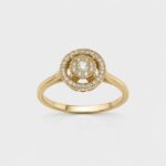 Sparkling Floating Halo Engagement Ring