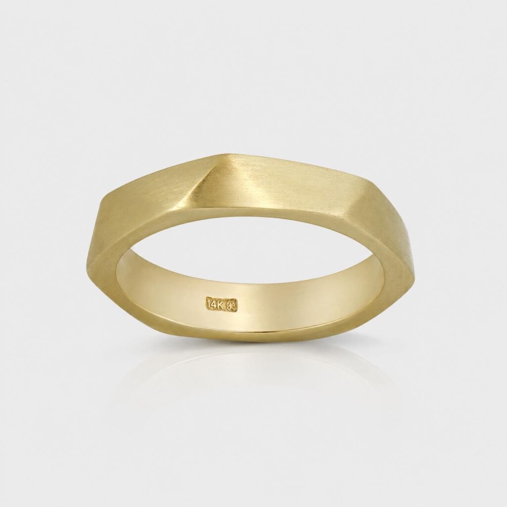 Parallelogram Wedding Band