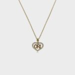 Personalized Diamond Heart Name Necklace