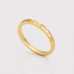 Delicate Textured Wedding Band
