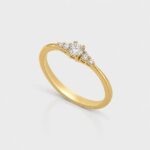 Delicate Diamond Engagement Ring